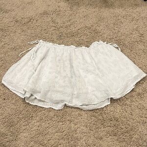 White Flower Aerie Skirt